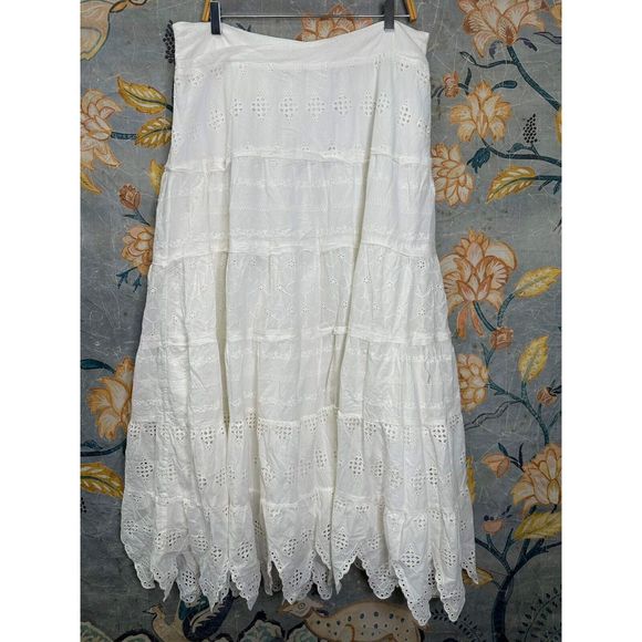 Free People White Maxi Skirt - Picture 11 of 14